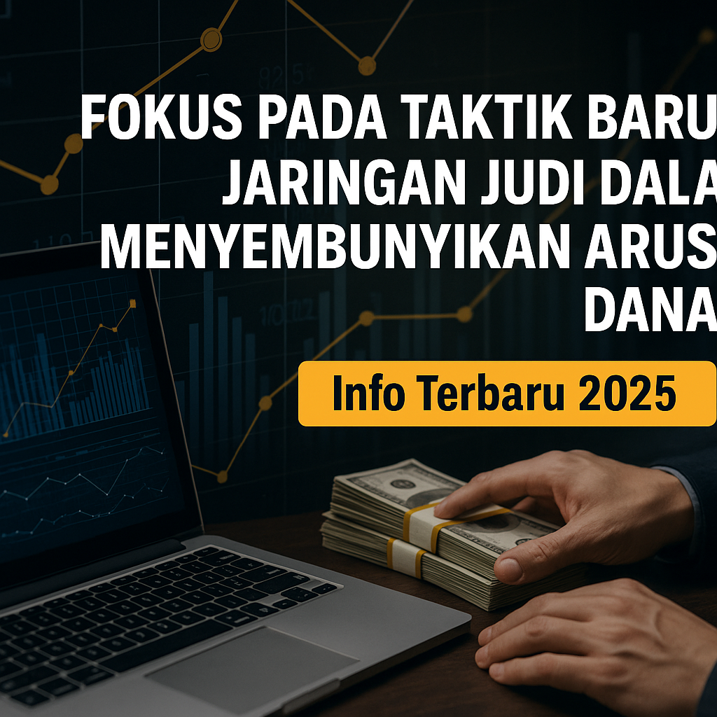 Fokus pada Taktik Baru Jaringan Judi dalam Menyembunyikan Arus Dana: Info Terbaru 2025