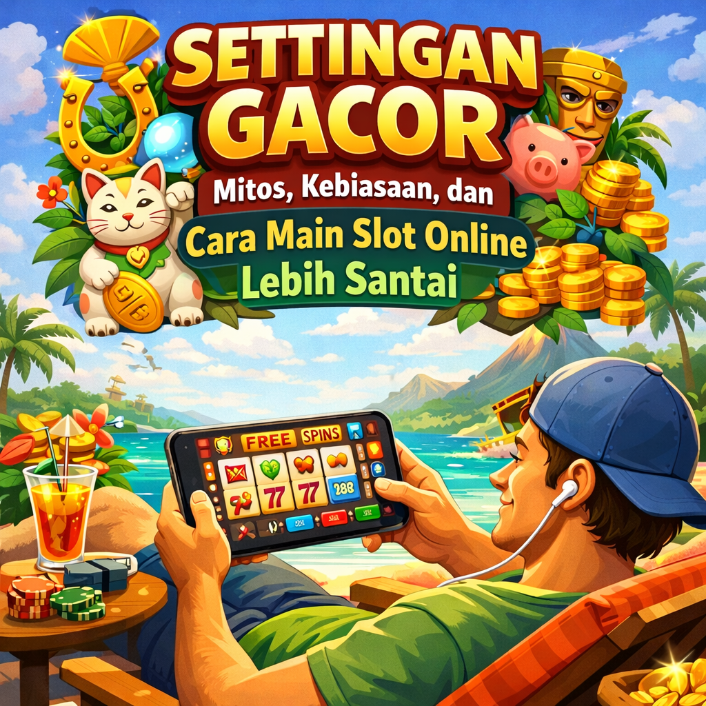 Settingan Gacor: Mitos, Kebiasaan, dan Cara Main Slot Online Lebih Santai